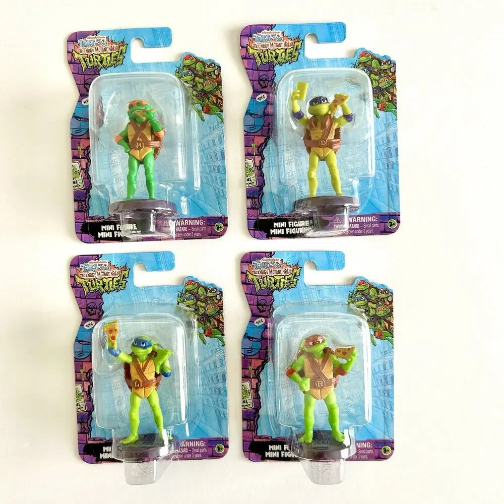 Ninja Turtles Cake Topper Set – 4 Figures & Matching Candles NEW SEALED